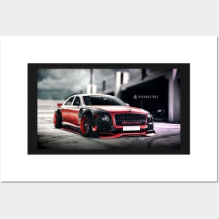 Bentley continental GT Custom-- Digital concept design Art print by ASAKDESIGNS. Posters and Art